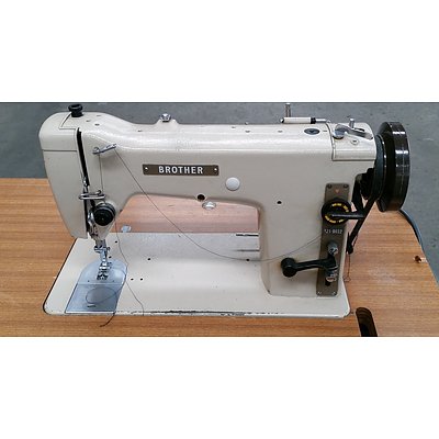 Brother TZI-B652 Industrial Sewing Machine and Work Table