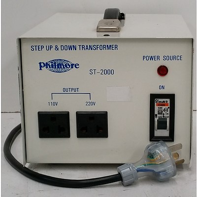 Philmore 240V to 110 and 220 V/AC Step Up and Down Transformer