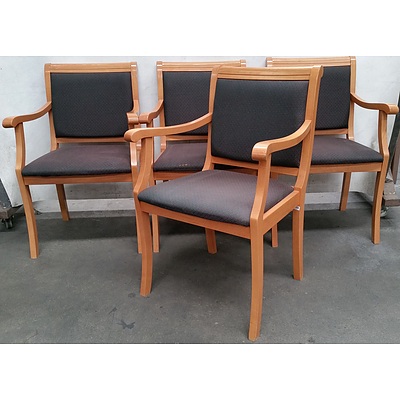 Sedie Friuli Contemporary Occasional/Waiting Room Chairs - Lot of Four