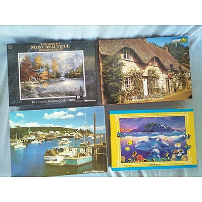 Assorted jigsaw puzzles