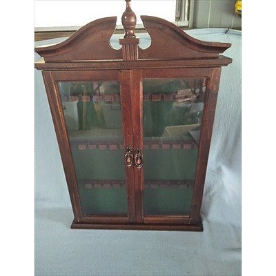 Solid timber spoon rack/cabinet (new, still in box)