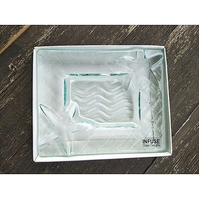Rectangular glass dish by Infuse glass designs