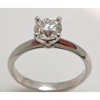 Brilliant-Cut 1.01ct Diamond Ring - with GIA Certificate