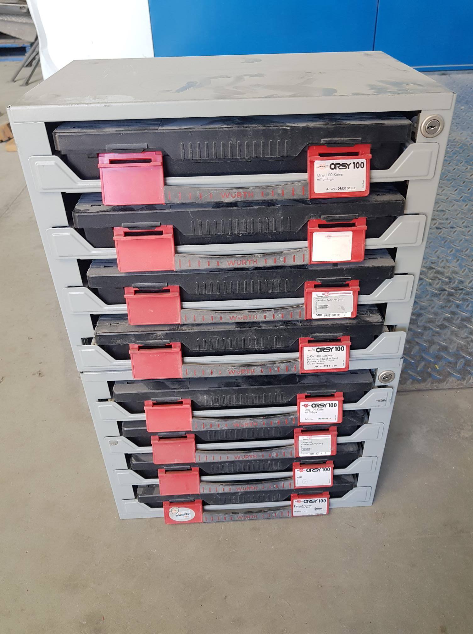 Wurth ORSY Trays and Lot Lot 1039900 ALLBIDS