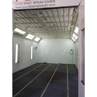 Panda Paint Booth, Pulford Commercial Air Compressor, 2 x Extraction Bays