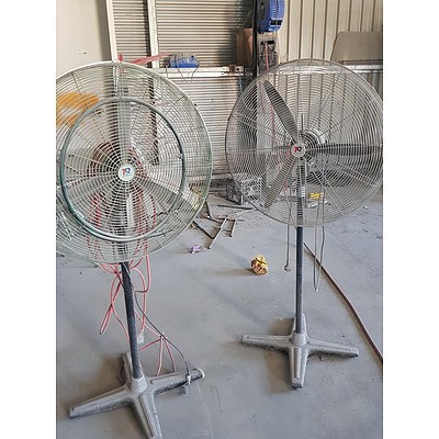 Industrial Portable Fans - Lot of 2