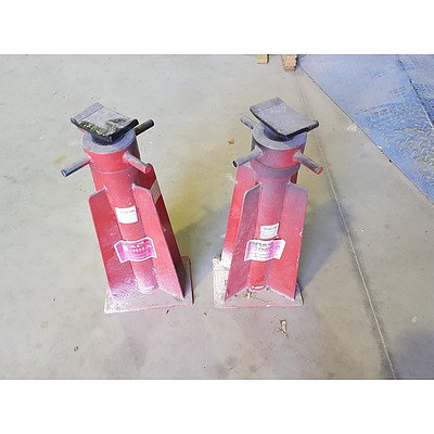 T&E Tools Jack Stands - 15 Ton - Lot of 2