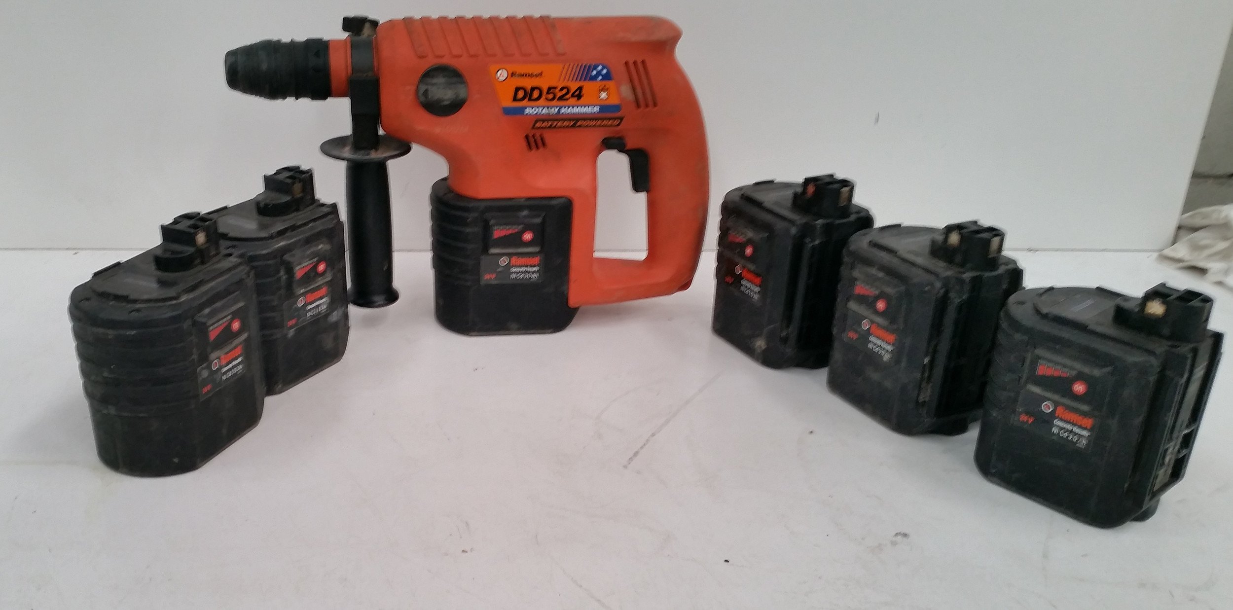 Ramset 24V Rotary Hammer Drill Lot 1042319 ALLBIDS