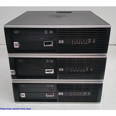 HP Compaq 6005 Pro Small Form Factor AMD Athlon II x2 (215) 2.70GHz Computer - Lot of Three