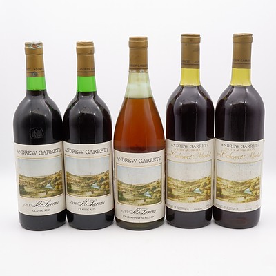 Group of Five Andrew Garrett 750mL Wines
