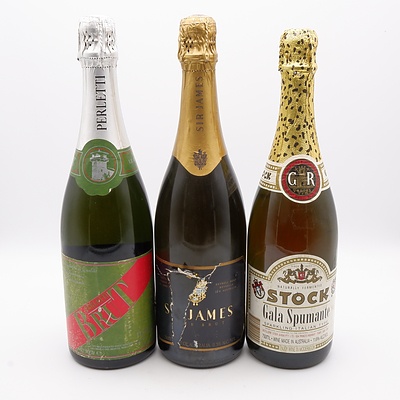 Group of Six Various Champagnes