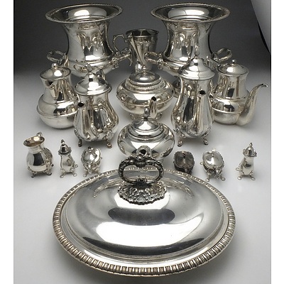 Selection of Silver Plated Dinnerware, Including Perfection, Hecworth Reproduction Sheffield, Strachan, Deakin and More