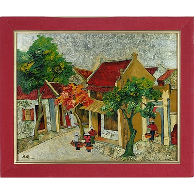 Vietnamese Lacquer Painting