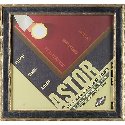 Reproduction Astor Advertising Poster