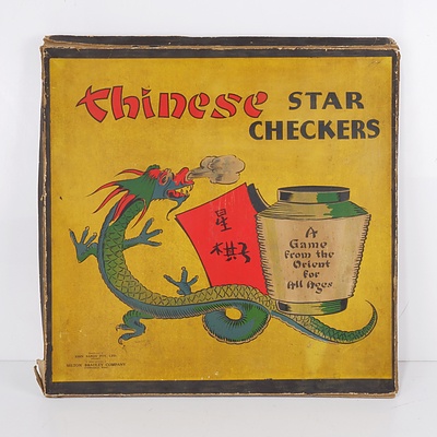 Vintage Chinese Star Checkers Board