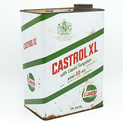 Vintage Tin Castrol XL Motor Oil Can