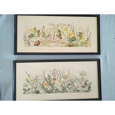 Collection Of Framed Pictures (Prints & Embroidery) (Qty: 5)