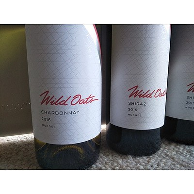 Wild Oats Wines 750ml: 3 x Shiraz (2015) and 1 x Chardonnay (2016) - RRP $80