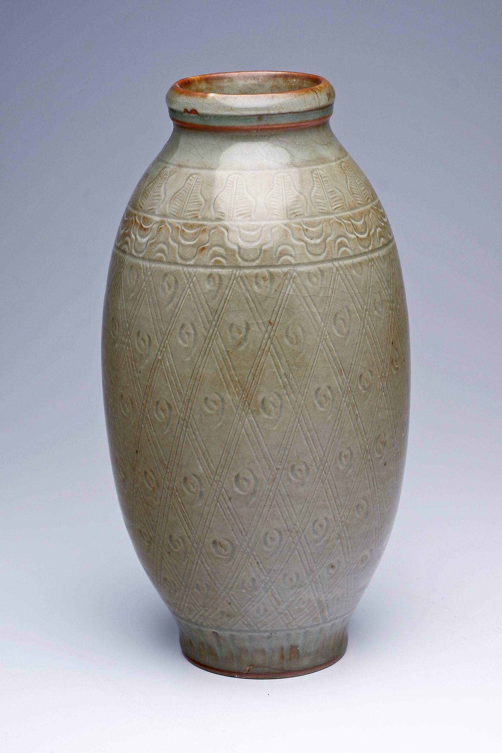 'Longquan Style Celadon Vase, 19th/20th Century'