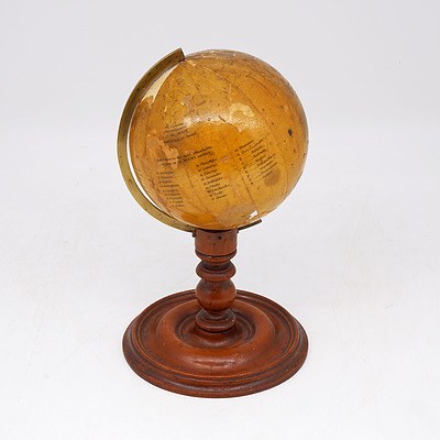 Antique Small Lunar Globe