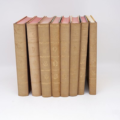 Eight Volumes by Jane Austen, The Folio Society, London, 1957-1963