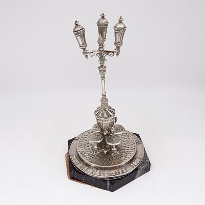 Silver Plated Barcelona Font De Canaletes 1888