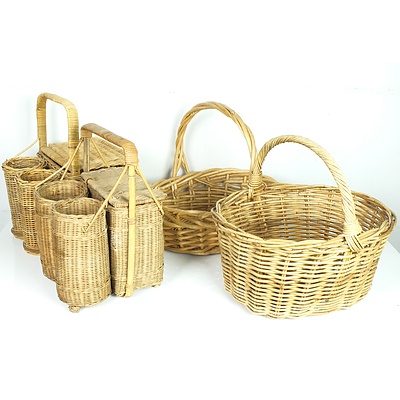 Group of Various Basketry