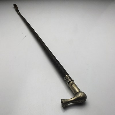 Vintage English Leather Wrapped Riding Crop