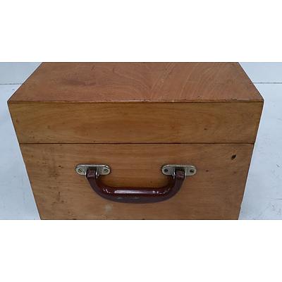Vintage Plywood Equipment Box