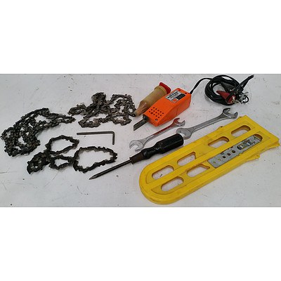 Chainsaw Tools and Parts - Lot of 10