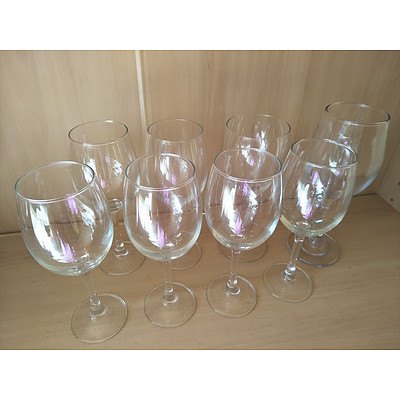 Assorted wine glasses