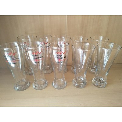 10 Beer glasses