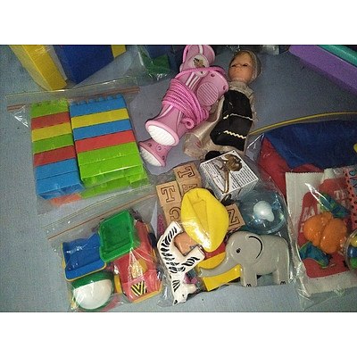 Assorted kids toys