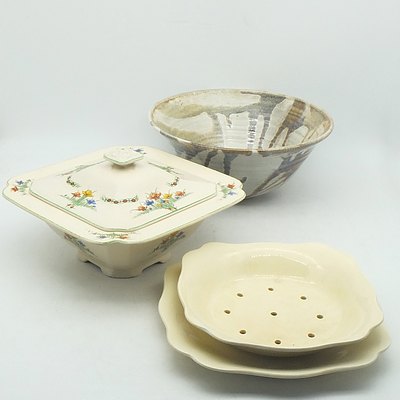 A Group of English China, including Maddock & Sons, Alfred Meakin and More