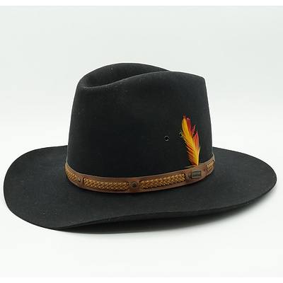Akubra Birdsville Pure Fur Felt Hat, Size 58