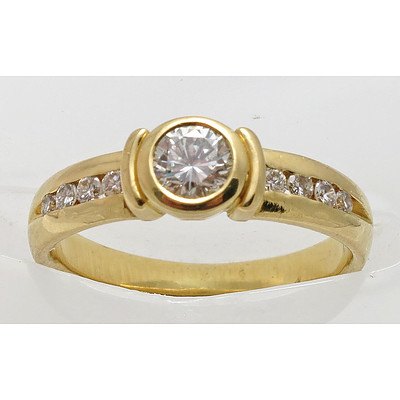 18ct Gold Diamond Ring - 1/2 Carat (TDW)