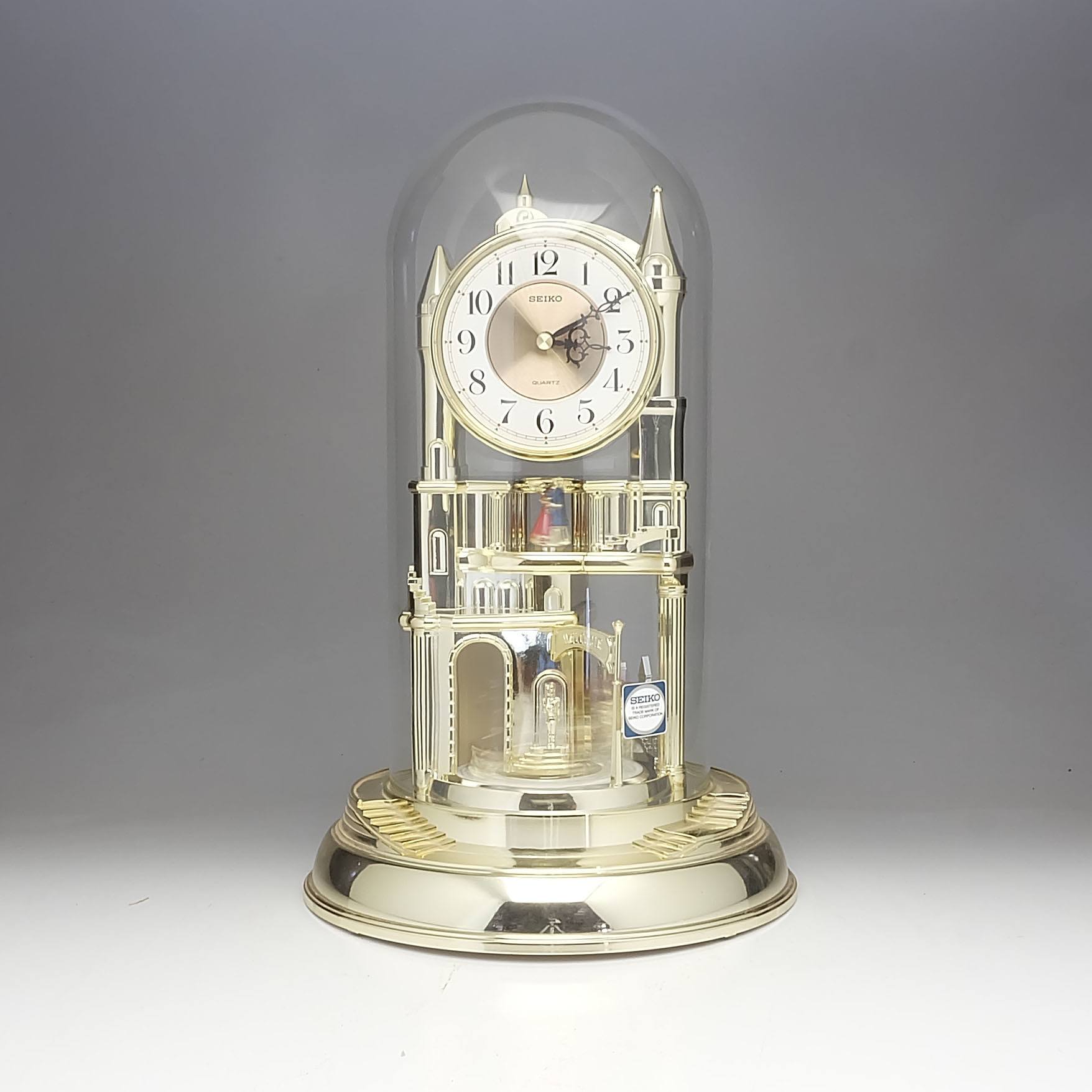 Seiko Quartz Dome Clock Lot 1101862 ALLBIDS