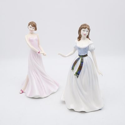 Royal Doulton Classic Chelsea Jenny Figure and Royal Doulton Classics Spirit of Scotland Figure