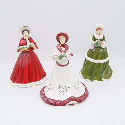 Royal Doulton The Twelve Days of Christmas Seventh, Eighth and Ninth Day of Christmas