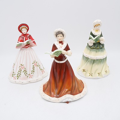 Royal Doulton The Twelve Days of Christmas Tenth, Eleventh and Twelfth Day of Christmas