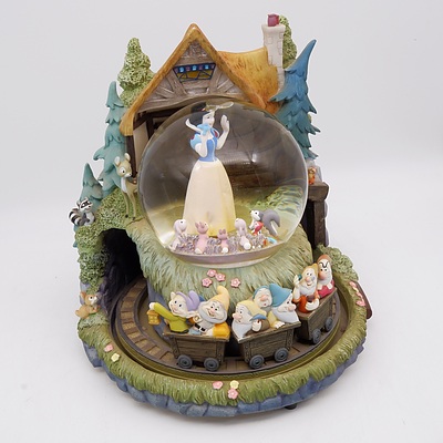 Disney's Snow White and the Seven Dwarfs Musical Snow Globe