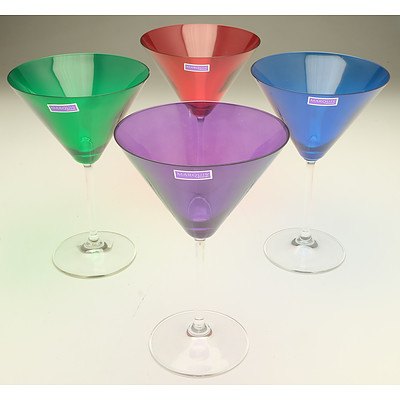 Four Marquis by Waterford Tall Cocktail Glasses
