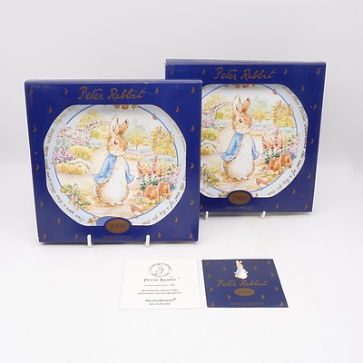 A Group of Wedgwood Peter Rabbit Plates and Tea pair