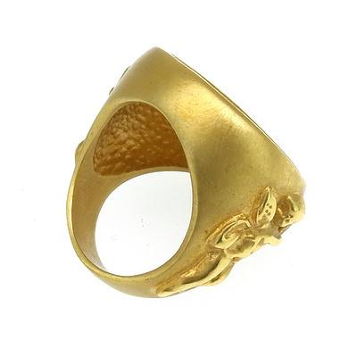Brass Gents Signet Ring
