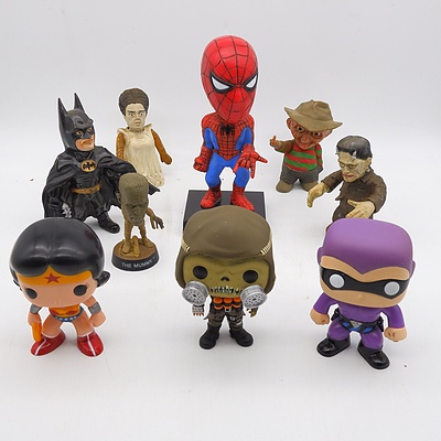 Group of Bobble Head and Other Action Figures