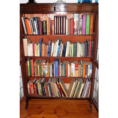 Contents of The Bookcase Wide Variety of Vintage Books Including Folio Society