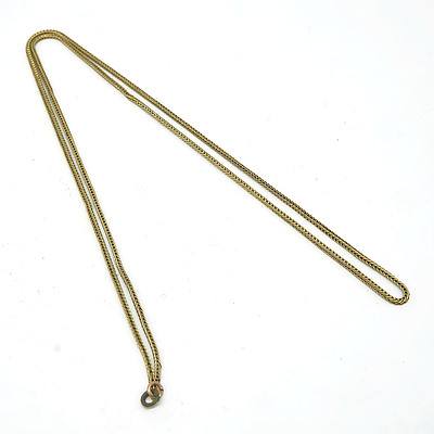 14ct Yellow Gold Oval Link Chain Without Ends 1.3g