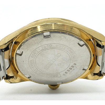 Gents Seiko Gold Plated Wrist Watch, 17 Jewels with Date
