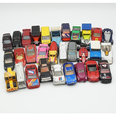 Group of Thirty Matchbox Cars