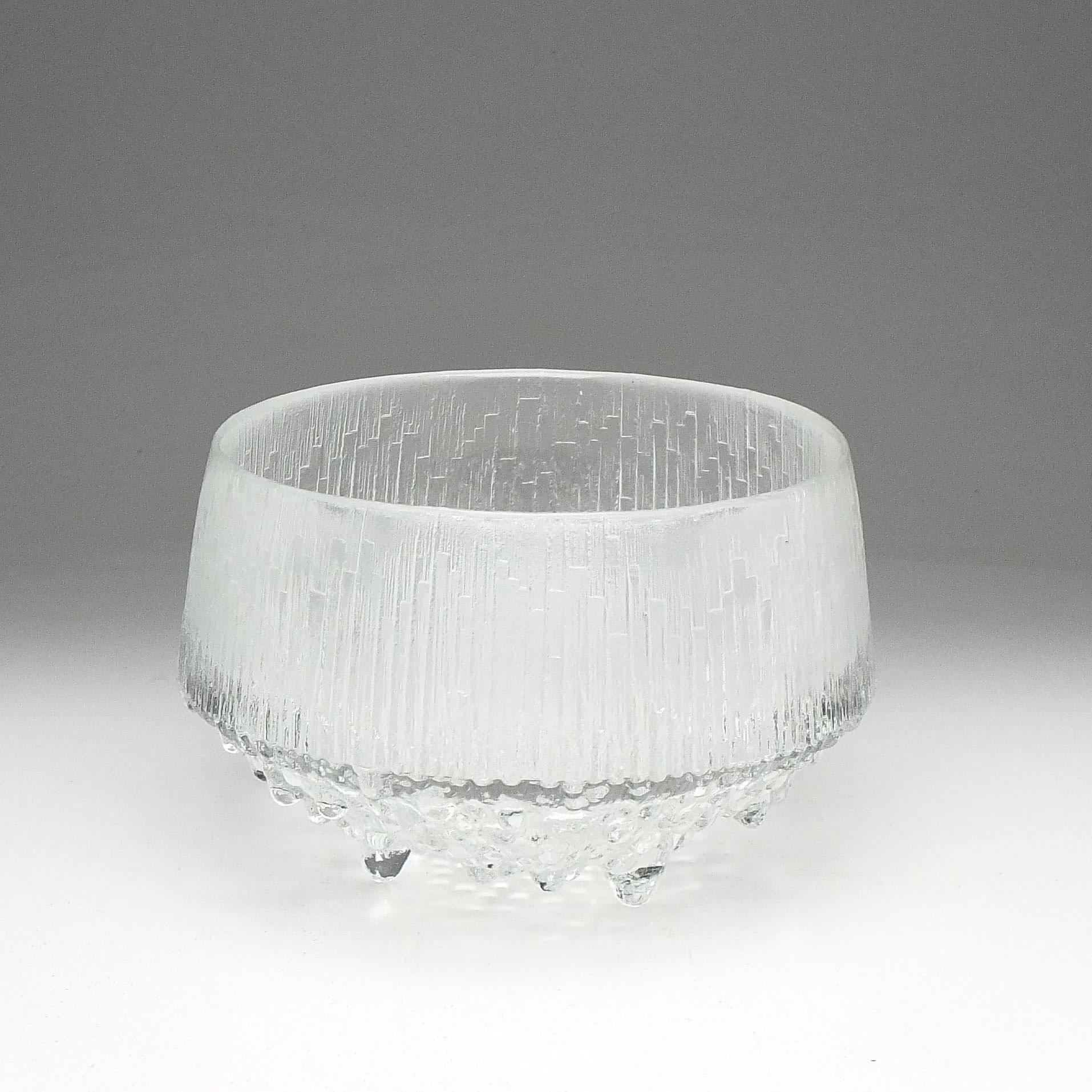 'Iittala Finland Ultima Thule Glass Bowl Designed by Tapio Wirkkala'